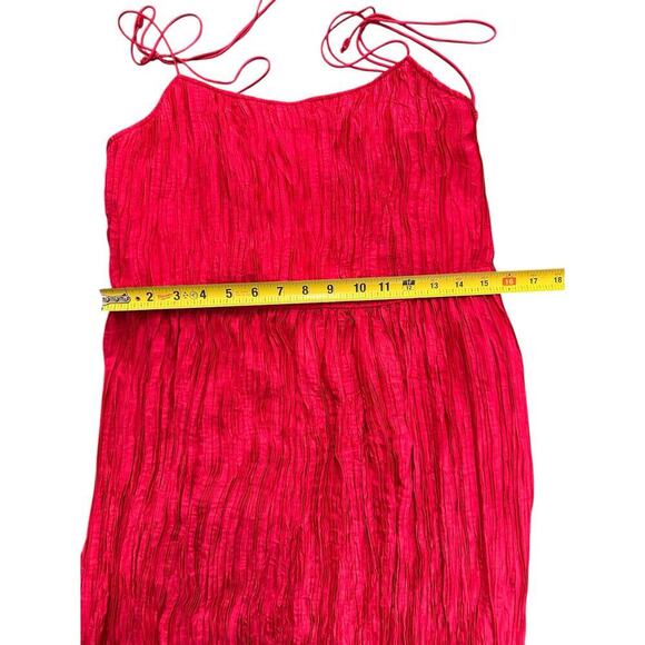 Ulla Johnson Orla Crinkled Midi Dress – Size 10, Orchid Pink, NWT - Picture 8 of 12